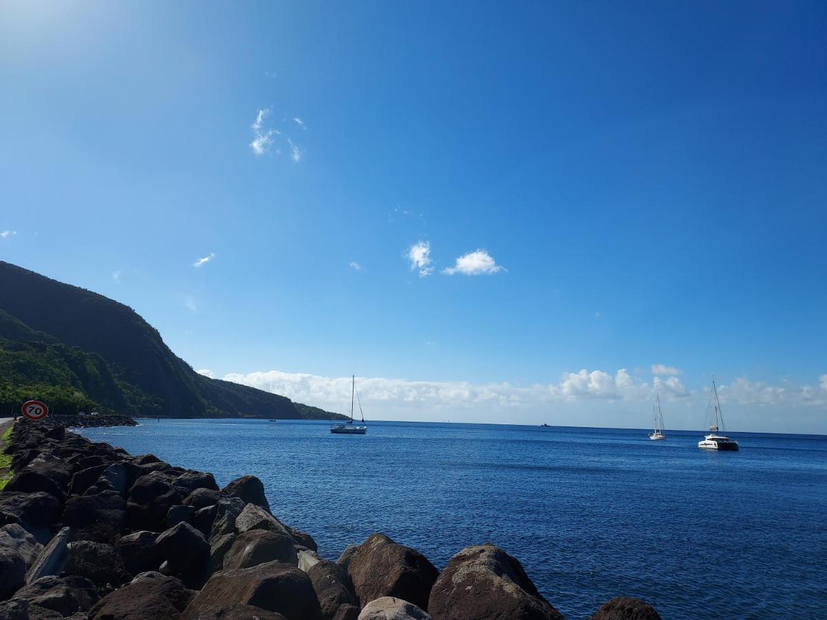 Tropical Golden, Vue Mer Et Plage A 5 Min A Pied Gourbeyre Exterior photo